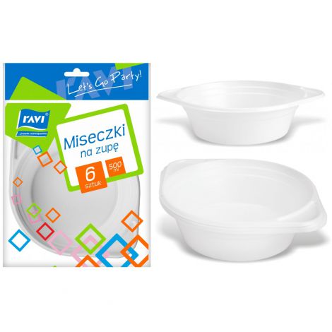 Miseczki na zupę 500ml, 6szt